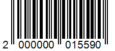 Barcode 2000000015590