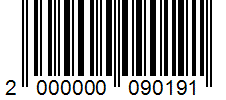Barcode 2000000090191