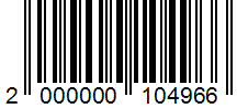 Barcode 2000000104966