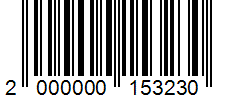 Barcode 2000000153230