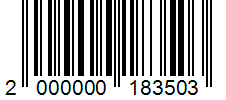 Barcode 2000000183503