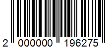 Barcode 2000000196275