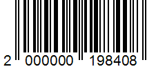Barcode 2000000198408