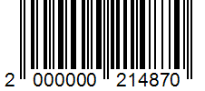 Barcode 2000000214870