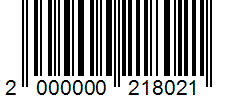 Barcode 2000000218021