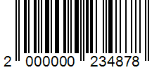 Barcode 2000000234878