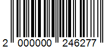 Barcode 2000000246277