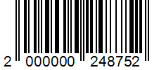 Barcode 2000000248752