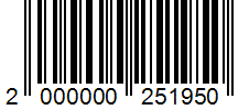 Barcode 2000000251950