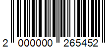 Barcode 2000000265452