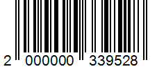 Barcode 2000000339528