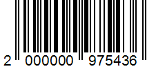 Barcode 2000000975436