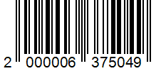 Barcode 2000006375049