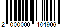 Barcode 2000006464996