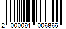 Barcode 2000091006866