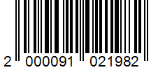 Barcode 2000091021982