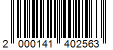 Barcode 2000141402563