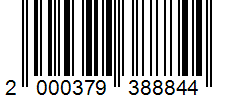Barcode 2000379388844