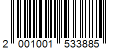Barcode 2001001533885