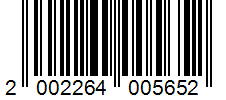 Barcode 2002264005652