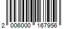 Barcode 2006000167956