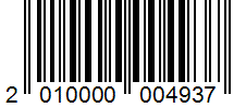 Barcode 2010000004937
