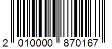 Barcode 2010000870167