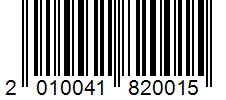 Barcode 2010041820015