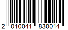Barcode 2010041830014