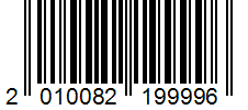 Barcode 2010082199996