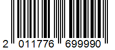 Barcode 2011776699990