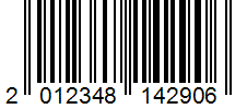 Barcode 2012348142906