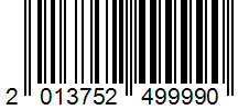 Barcode 2013752499990