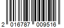 Barcode 2016787009516