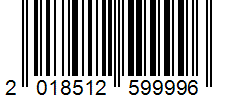 Barcode 2018512599996