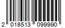 Barcode 2018513099990