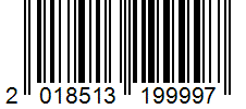 Barcode 2018513199997