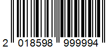 Barcode 2018598999994