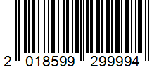 Barcode 2018599299994