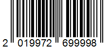 Barcode 2019972699998
