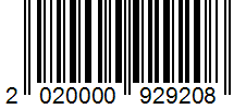 Barcode 2020000929208