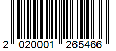 Barcode 2020001265466