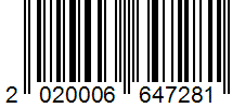 Barcode 2020006647281