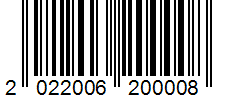 kod kreskowy ean 2022006200008