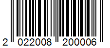 kod kreskowy ean 2022008200006