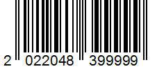 Barcode 2022048399999