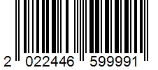 Barcode 2022446599991