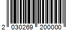 kod kreskowy ean 2030269200000