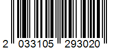 Barcode 2033105293020