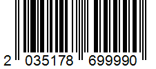 Barcode 2035178699990